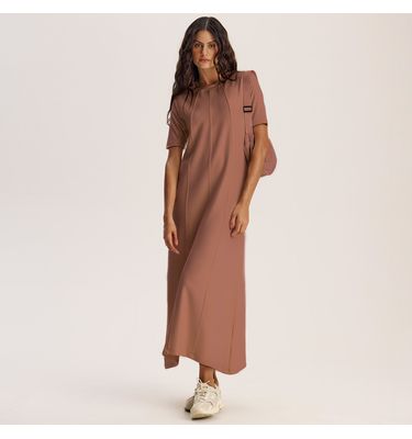 Vestido Com Manga Canelada Neotech Kayla - Imagem 3 - Mobile