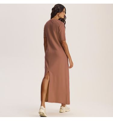 Vestido Com Manga Canelada Neotech Kayla - Imagem 4 - Mobile