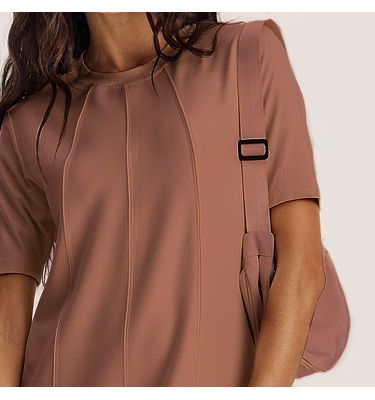 Vestido Com Manga Canelada Neotech Kayla - Imagem 5 - Mobile