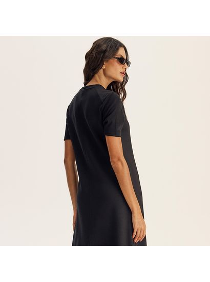 Vestido Com Manga Canelada Neotech Kayla - Imagem 2 - Desktop