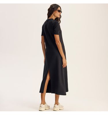 Vestido Com Manga Canelada Neotech Kayla - Imagem 4 - Mobile