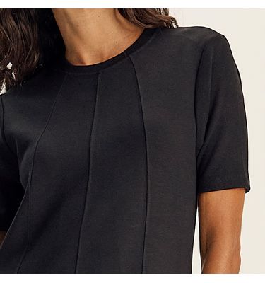Vestido Com Manga Canelada Neotech Kayla - Imagem 5 - Mobile