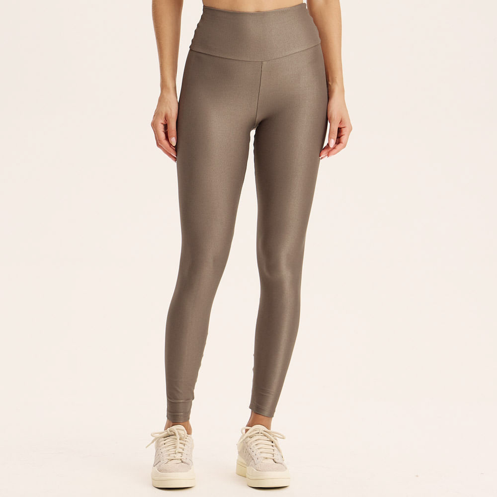 Calça Legging Essential Shape 7/8 Glow Move Marrom - Imagem 1