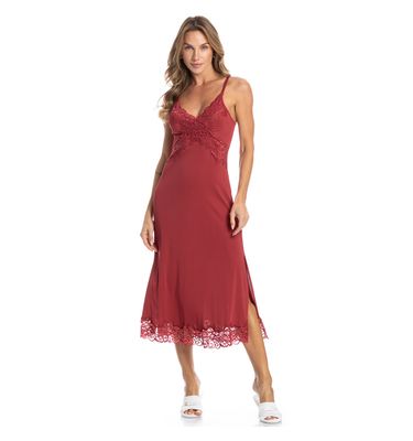 Camisola Midi Com Renda Manu Colors - Imagem 3 - Mobile
