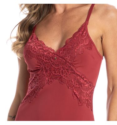 Camisola Midi Com Renda Manu Colors - Imagem 5 - Mobile