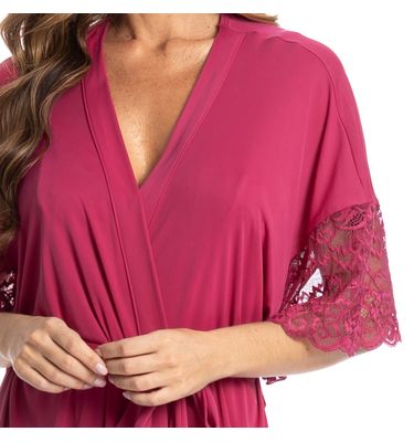 Robe Feminino Curto Com Renda Manu Colors - Imagem 5 - Mobile