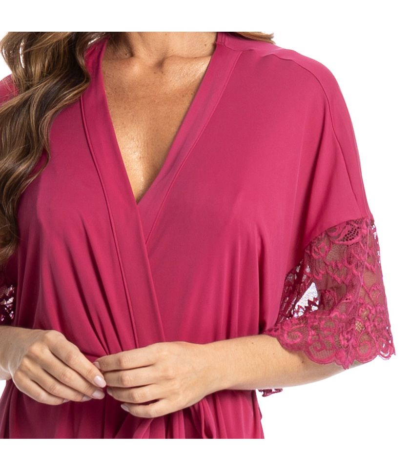 Robe Feminino Curto Com Renda Manu Colors - Imagem 5 - Desktop