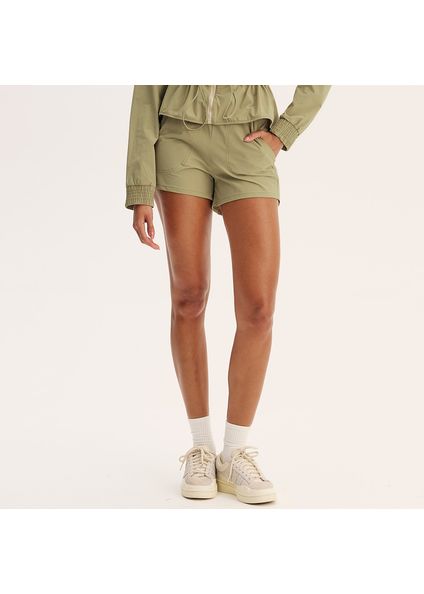 Shorts Com  Bolsos Alfa Sport Vivame Verde - Imagem 1