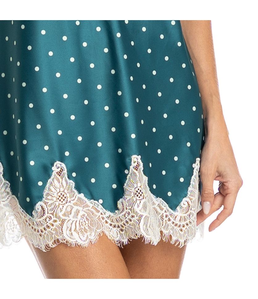 Camisola Em Cetim Com Renda Lara - Imagem 5 - Desktop