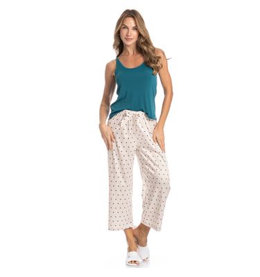 Pijama Feminino Capri Lara - Imagem 3 - Mobile