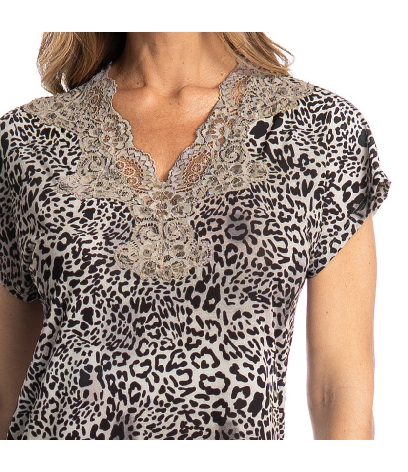 Camisão Curto Com Renda Hera - Imagem 5 - Desktop