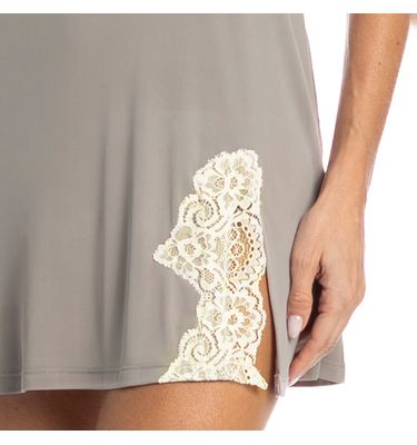 Camisola Curta Com Renda Diana - Imagem 5 - Mobile