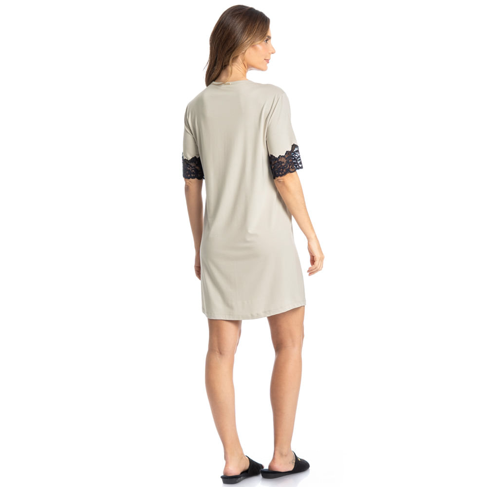 Camisão Com Renda Maia - Imagem 4 - Mobile