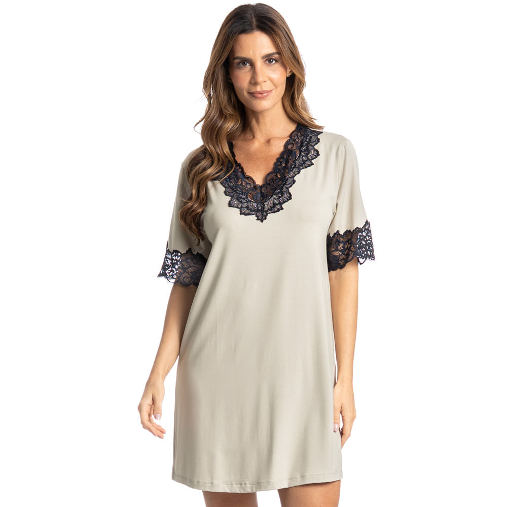 Camisão Com Renda Maia - Imagem 1