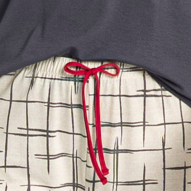 Pijama Feminino Capri Lorena - Imagem 5 - Mobile