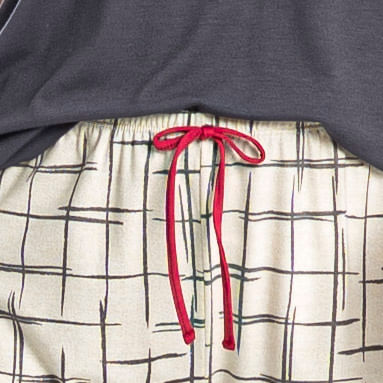 Pijama Feminino Curto Lorena - Imagem 5 - Mobile