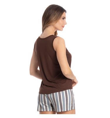 Pijama Curto Regata Lia - Imagem 2 - Mobile