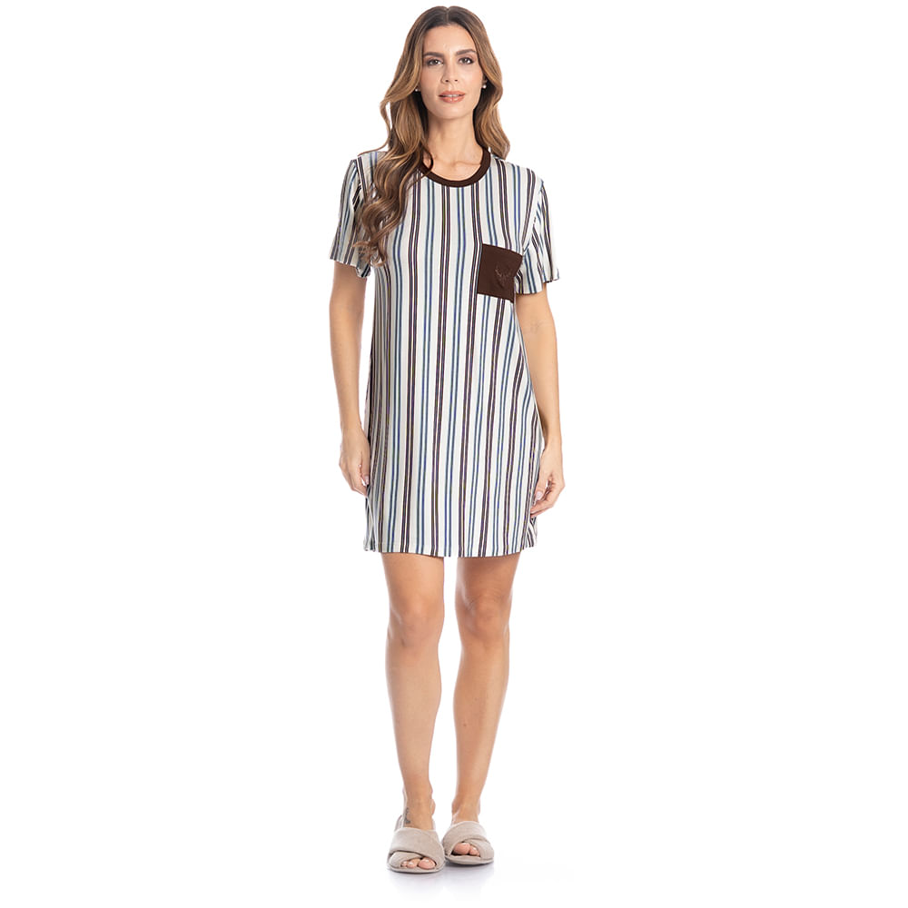 Camisão Com Bolso Lia - Imagem 3 - Mobile