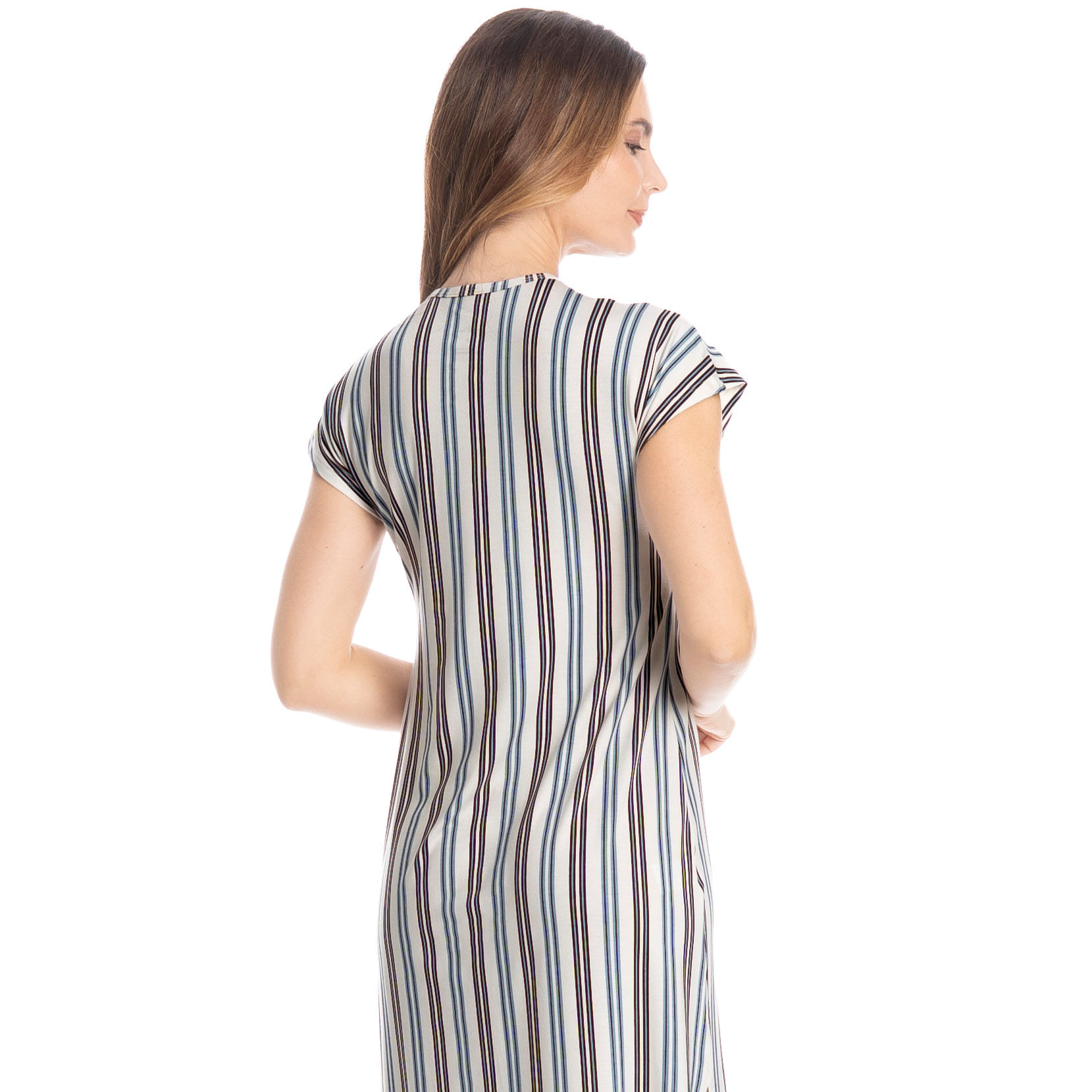 Camisão Feminino Midi Lia Bege - Imagem 2