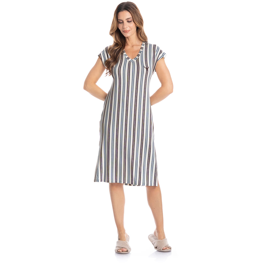 Camisão Feminino Midi Lia - Imagem 3 - Mobile