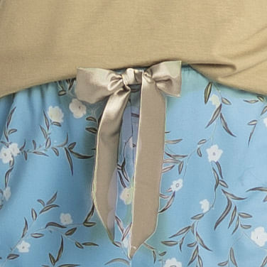 Pijama Feminino Curto Flor - Imagem 5 - Mobile