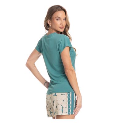 Pijama Curto Feminino Natália - Imagem 2 - Mobile