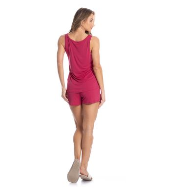 Pijama Feminino Curto Regata Ana - Imagem 4 - Mobile