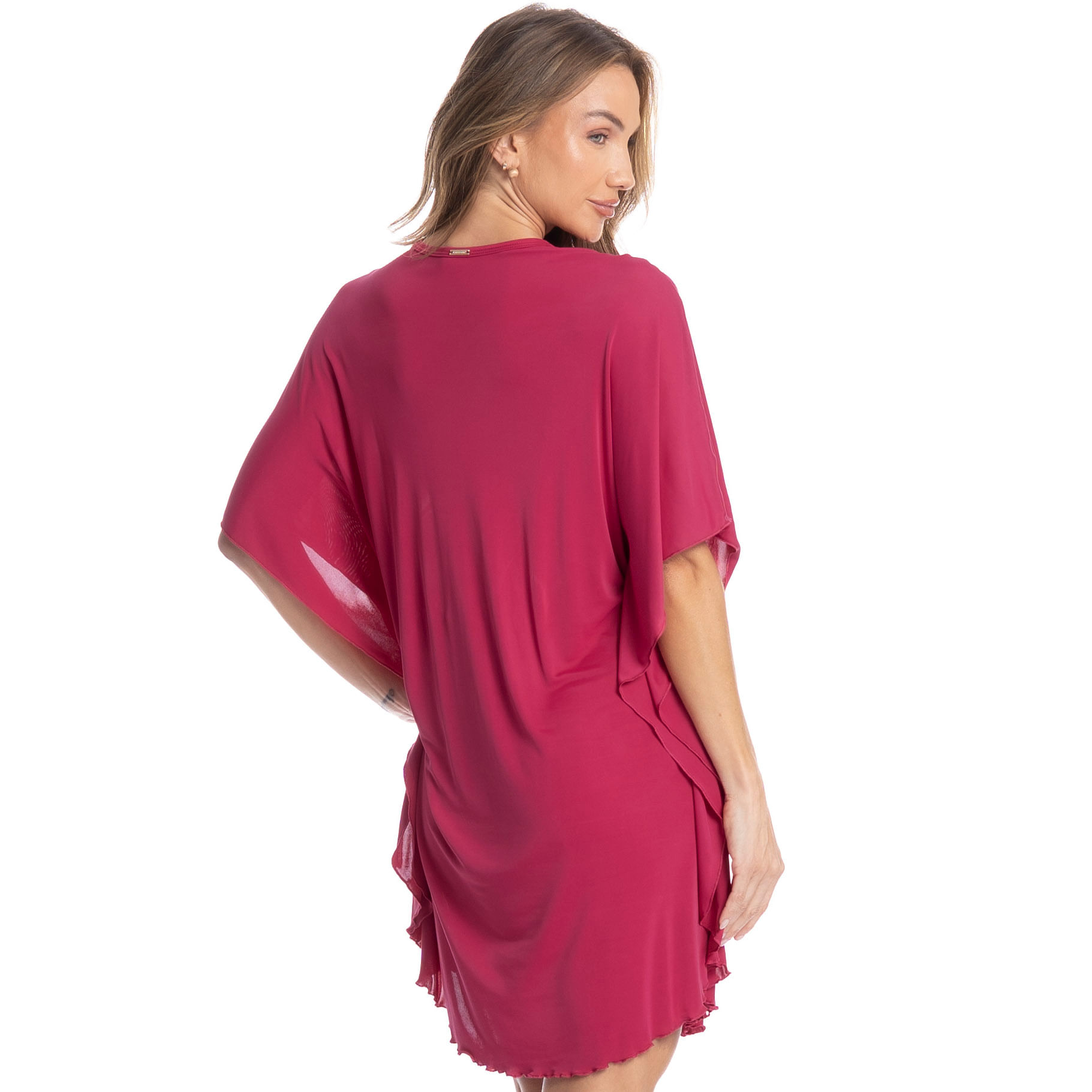 Kaftan Feminino Curto Ana Rosa - Imagem 2