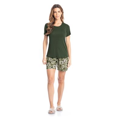 Pijama Feminino Shortão Alana - Imagem 3 - Mobile