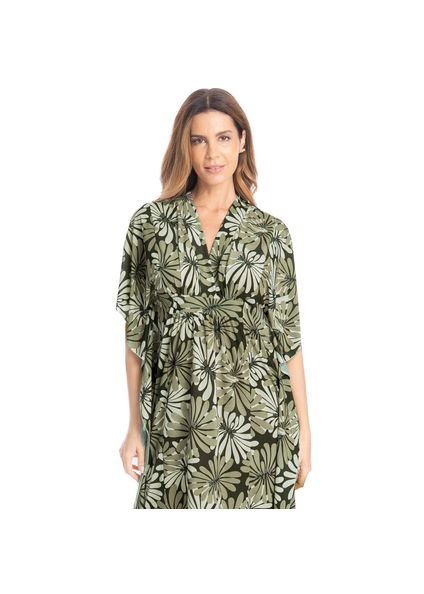 Kaftan Feminino Longo Alana Verde - Imagem 1