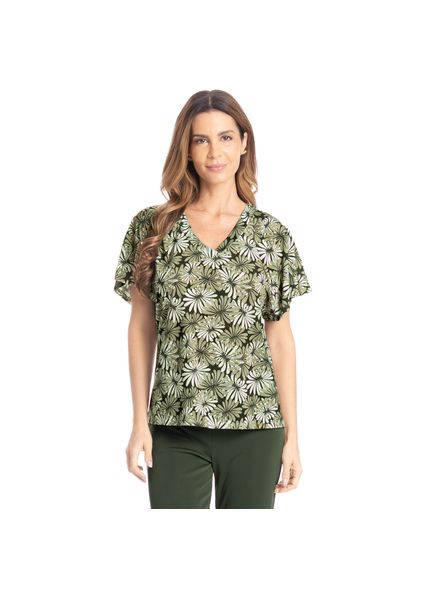 Pijama Feminino Capri Alana Verde - Imagem 1
