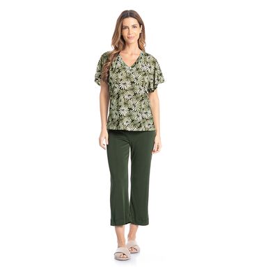 Pijama Feminino Capri Alana - Imagem 3 - Mobile