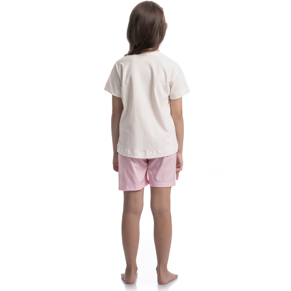 Pijama Curto Infantil Nina - Imagem 4 - Mobile