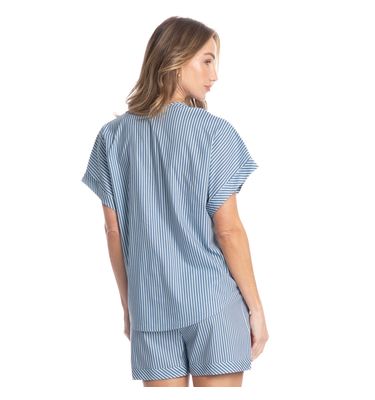 Pijama Feminino Curto Americano Vitória - Imagem 2 - Mobile