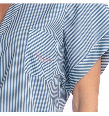Camisão Feminino Curto Abotoado Vitória - Imagem 5 - Mobile