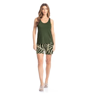 Pijama Feminino Shortão Regata Michele - Imagem 3 - Mobile
