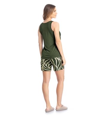 Pijama Feminino Shortão Regata Michele - Imagem 4 - Mobile
