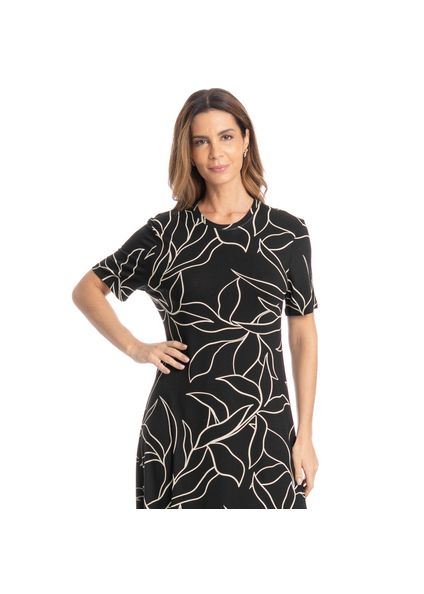 Vestido Longo Michele Preto - Imagem 1
