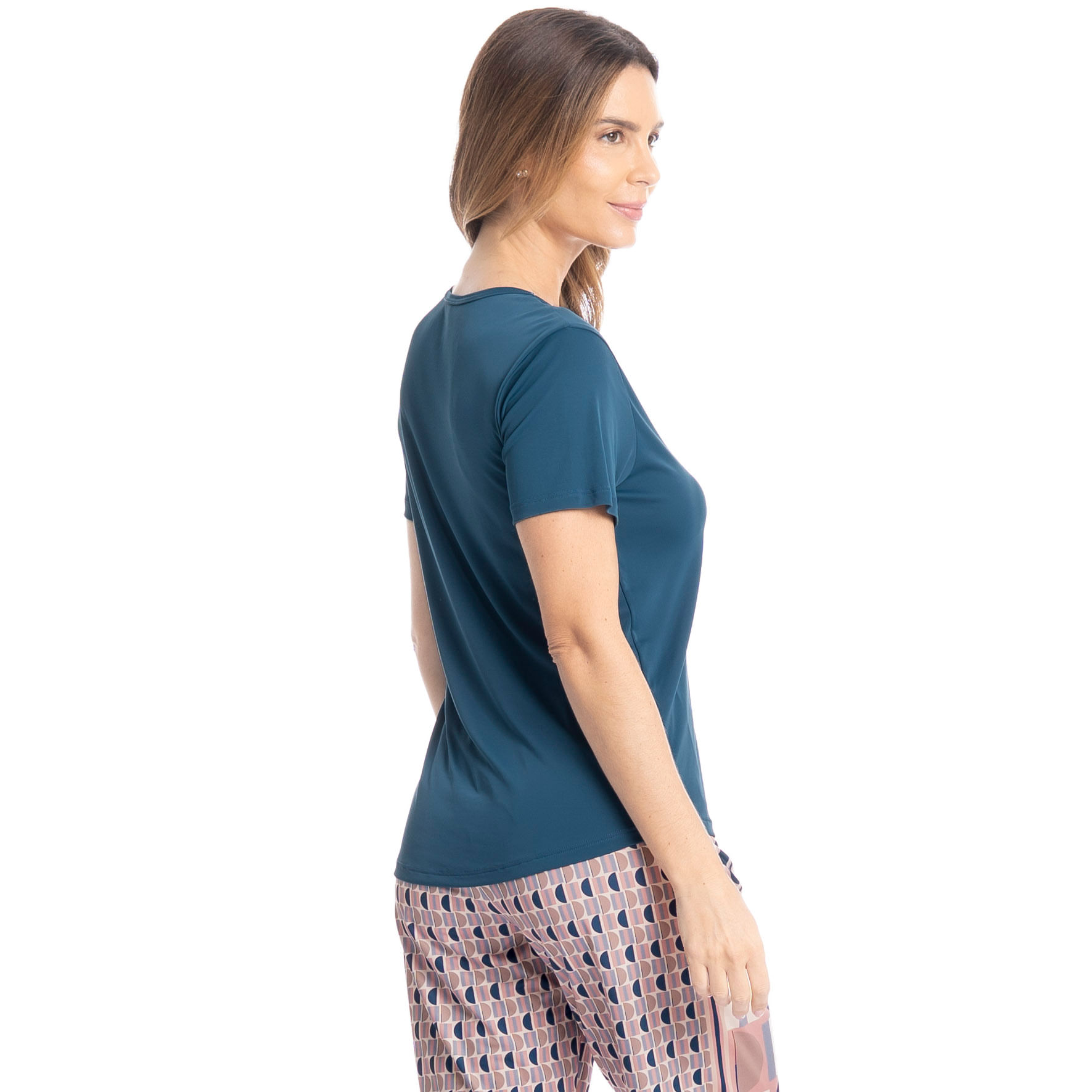 Pijama Feminino Pescador Catarina Azul-2 - Imagem 2
