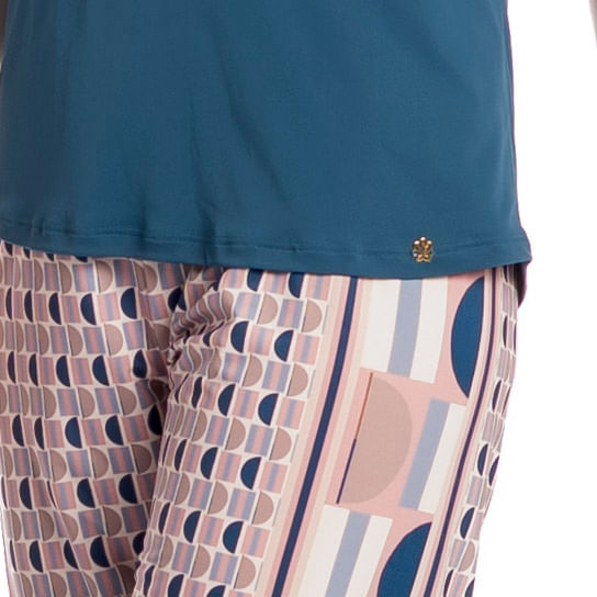 Pijama Feminino Pescador Catarina - Imagem 5 - Mobile