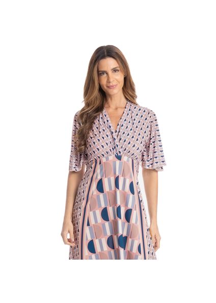 Kaftan Feminino Longo Catarina Azul-2 - Imagem 1