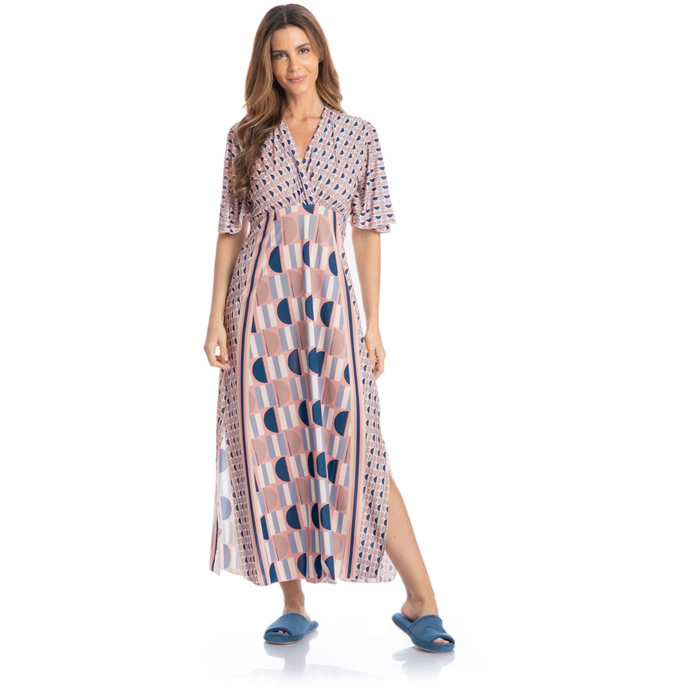 Kaftan Feminino Longo Catarina - Imagem 3 - Mobile