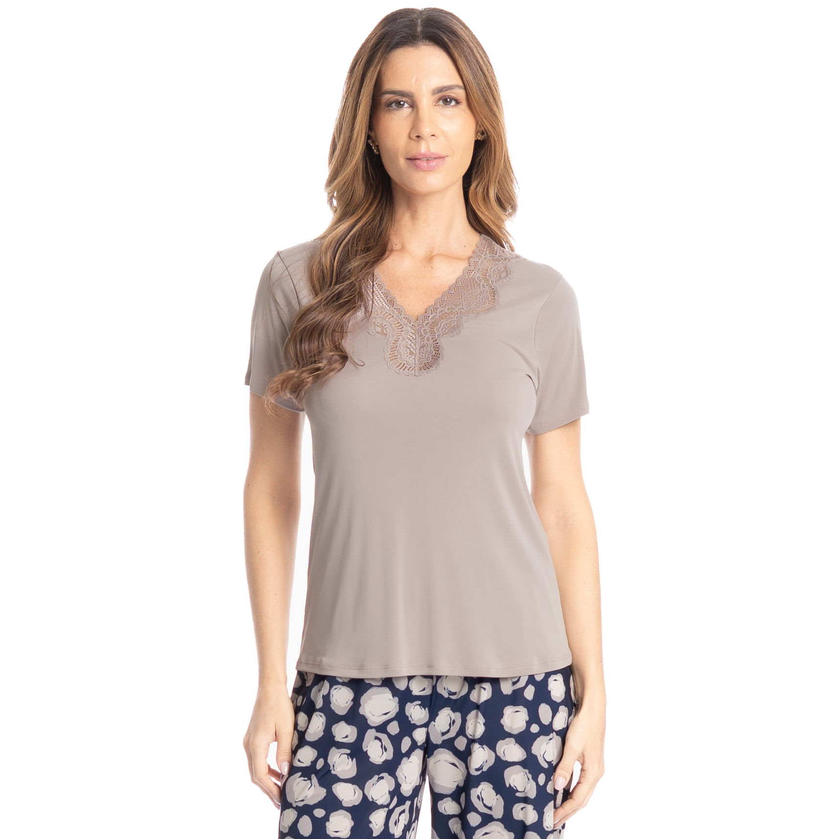 Pijama Feminino Capri Gisele - Imagem 1