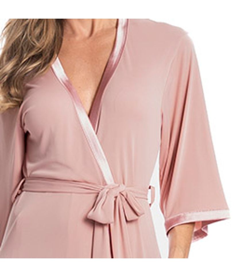 Robe Feminino Em Liganete Bianca - Imagem 5 - Desktop