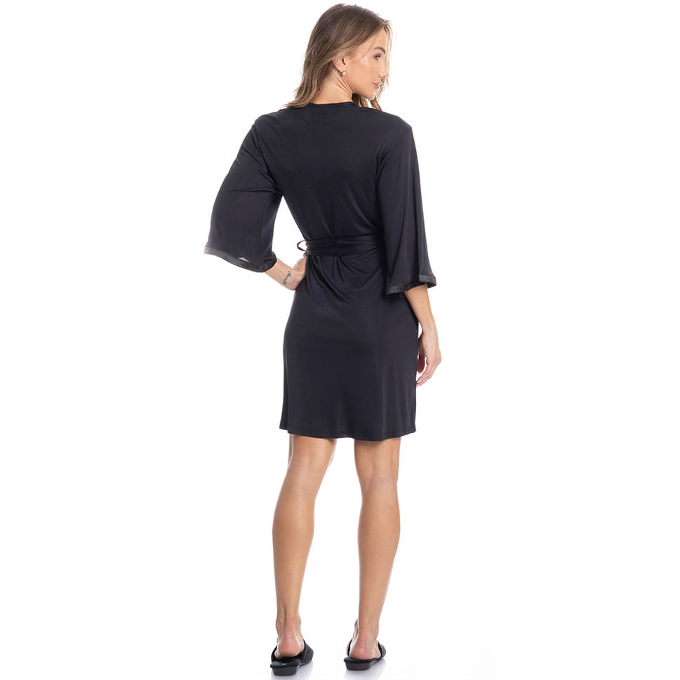 Robe Feminino Em Liganete Bianca - Imagem 4 - Mobile