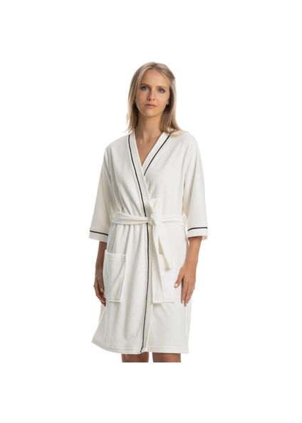 Robe Feminino Vanessa Branco - Imagem 1