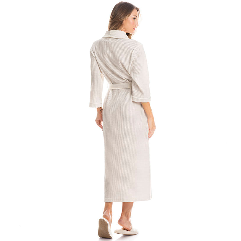 Robe Longo Feminino Piquet - Imagem 4 - Mobile