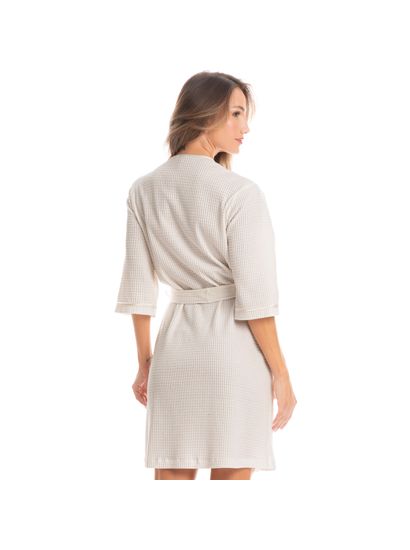 Robe Curto Feminino Piquet - Imagem 2 - Desktop