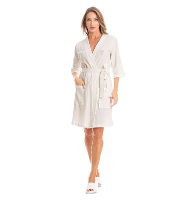 Robe Curto Feminino Piquet - Imagem 3 - Mobile