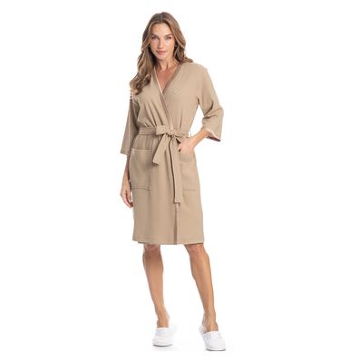 Robe Curto Feminino Piquet - Imagem 3 - Mobile